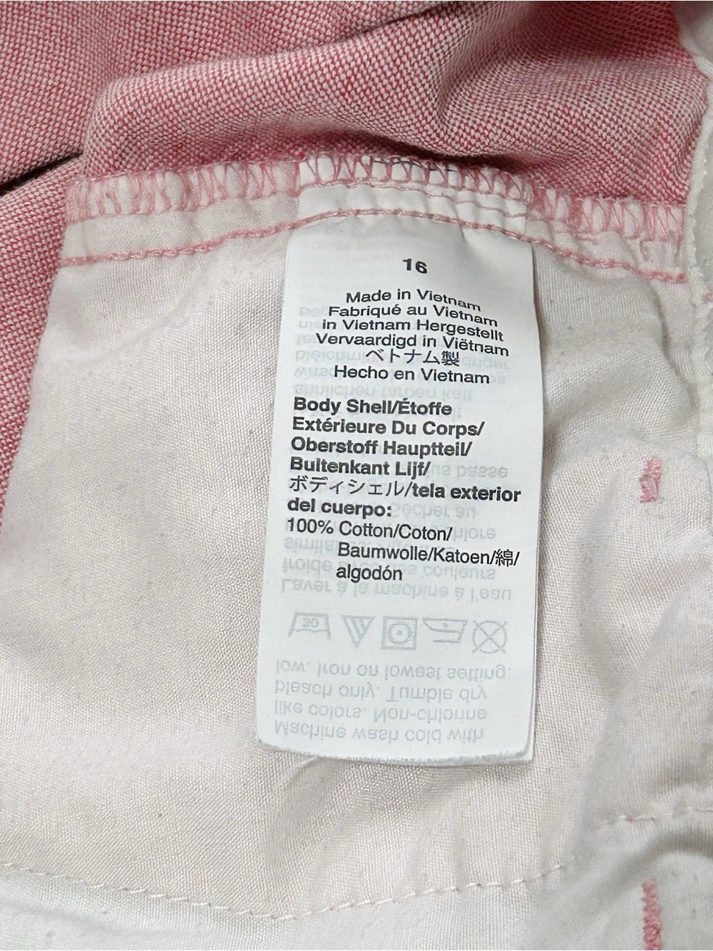 J Crew Shorts Pink 16 100% Cotton Chino Preppy Classic Coastal Casual Chino - Picture 4 of 6